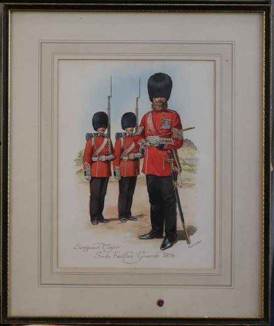 Richard Simkin (1840-1926) and others Scots Guards,